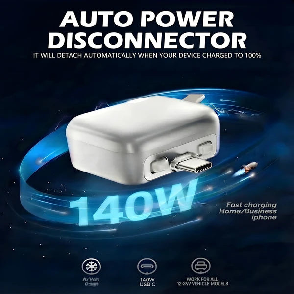 Original Qualiti Auto Eject Charger 140W