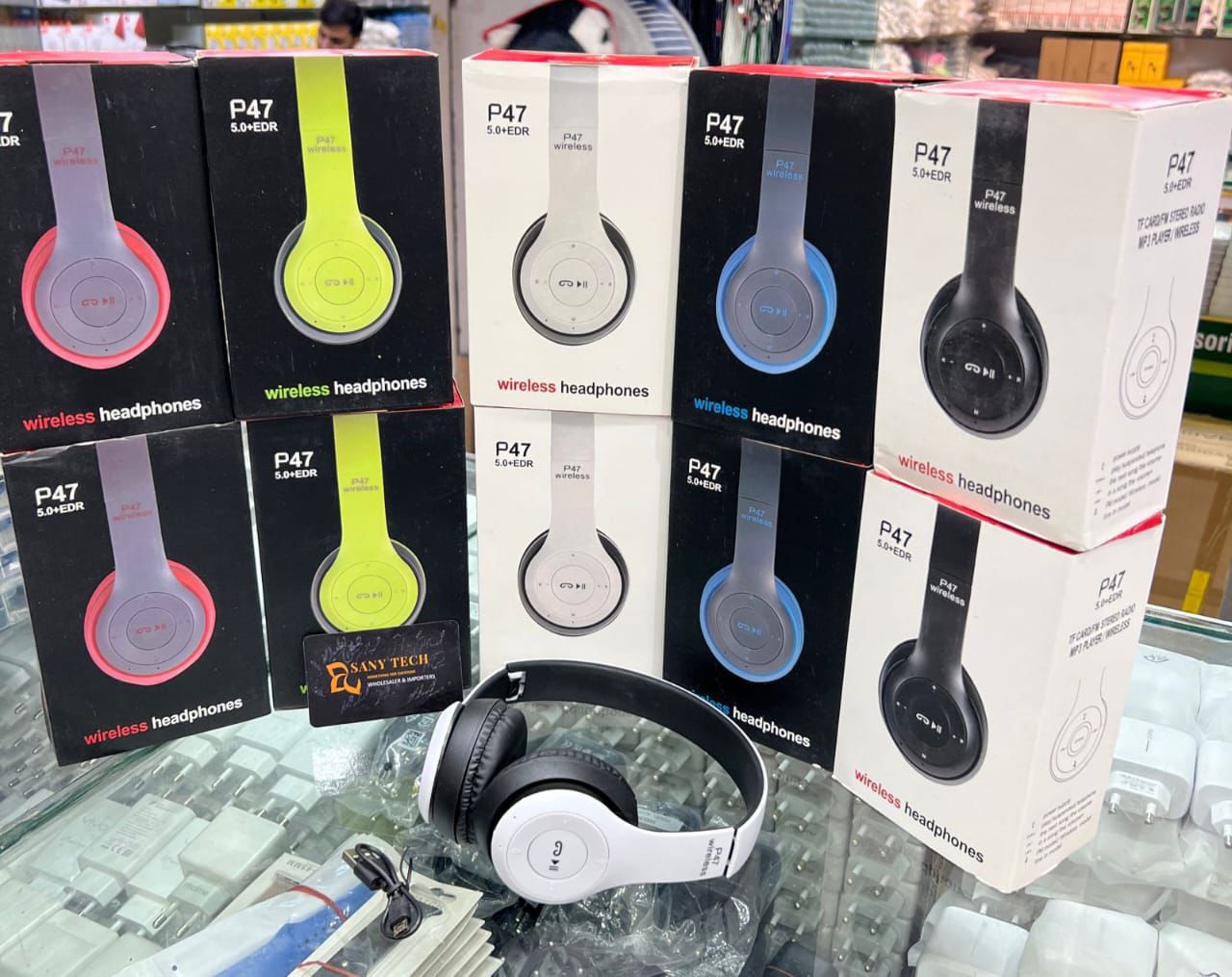 Original P47 Headphone - Good Quality Rechargeable Bluetooth Headphone